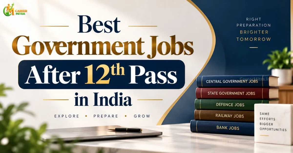 Best Government Jobs After 12th Pass in India 2026