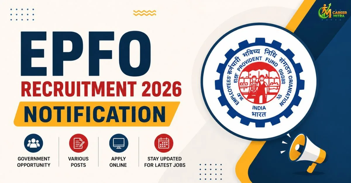 EPFO Recruitment 2026 Notification Out: Apply for 74 Deputy Director, Assistant Director, AAO & Auditor Posts